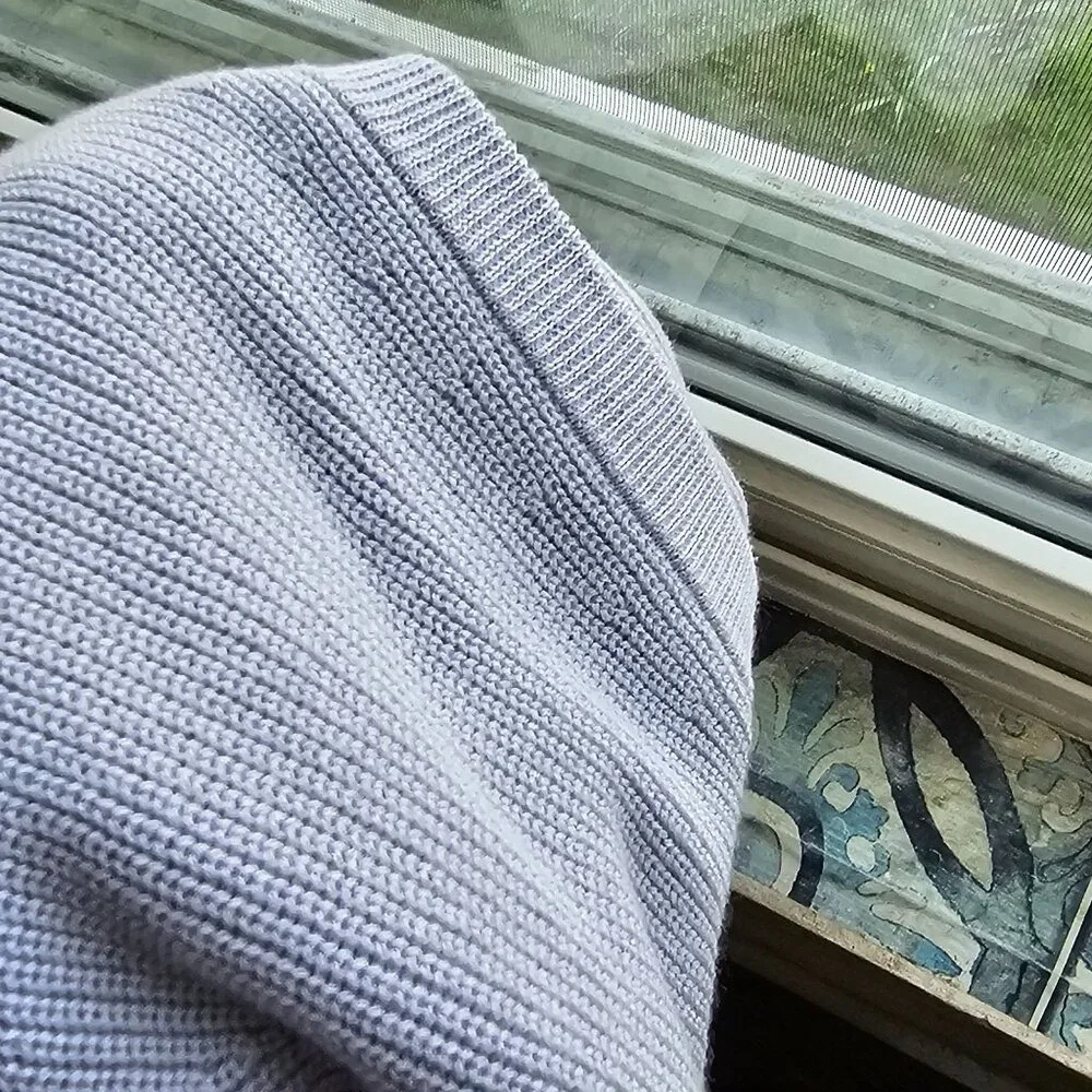 J.Crew Women's Lilac Purple Cotton Cardigan Size M - Picture 10 of 11